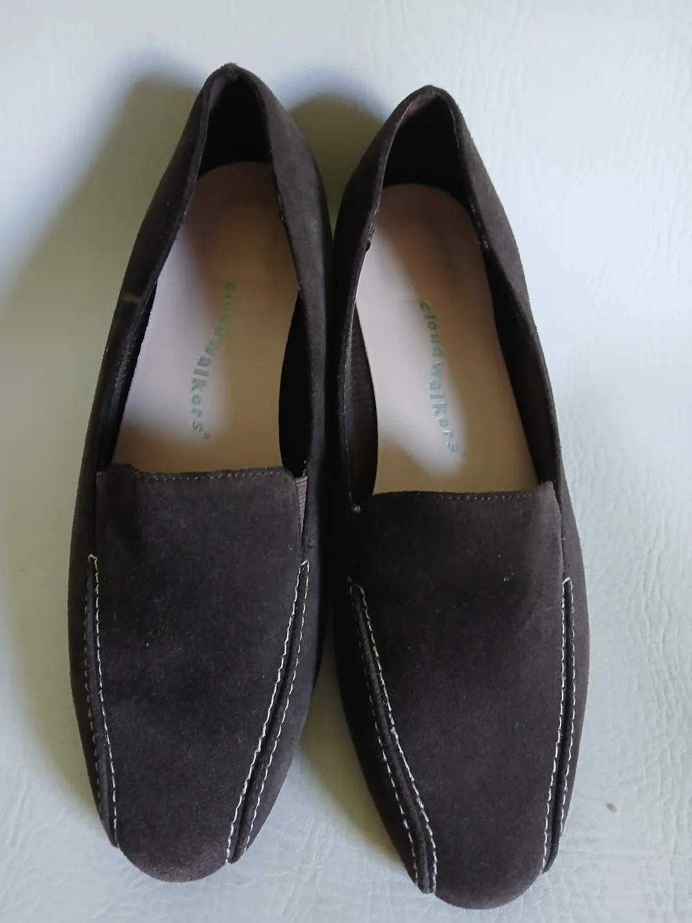 cloudwalkers Women’s Suede Loafers in Dark Brown Sz8.5W